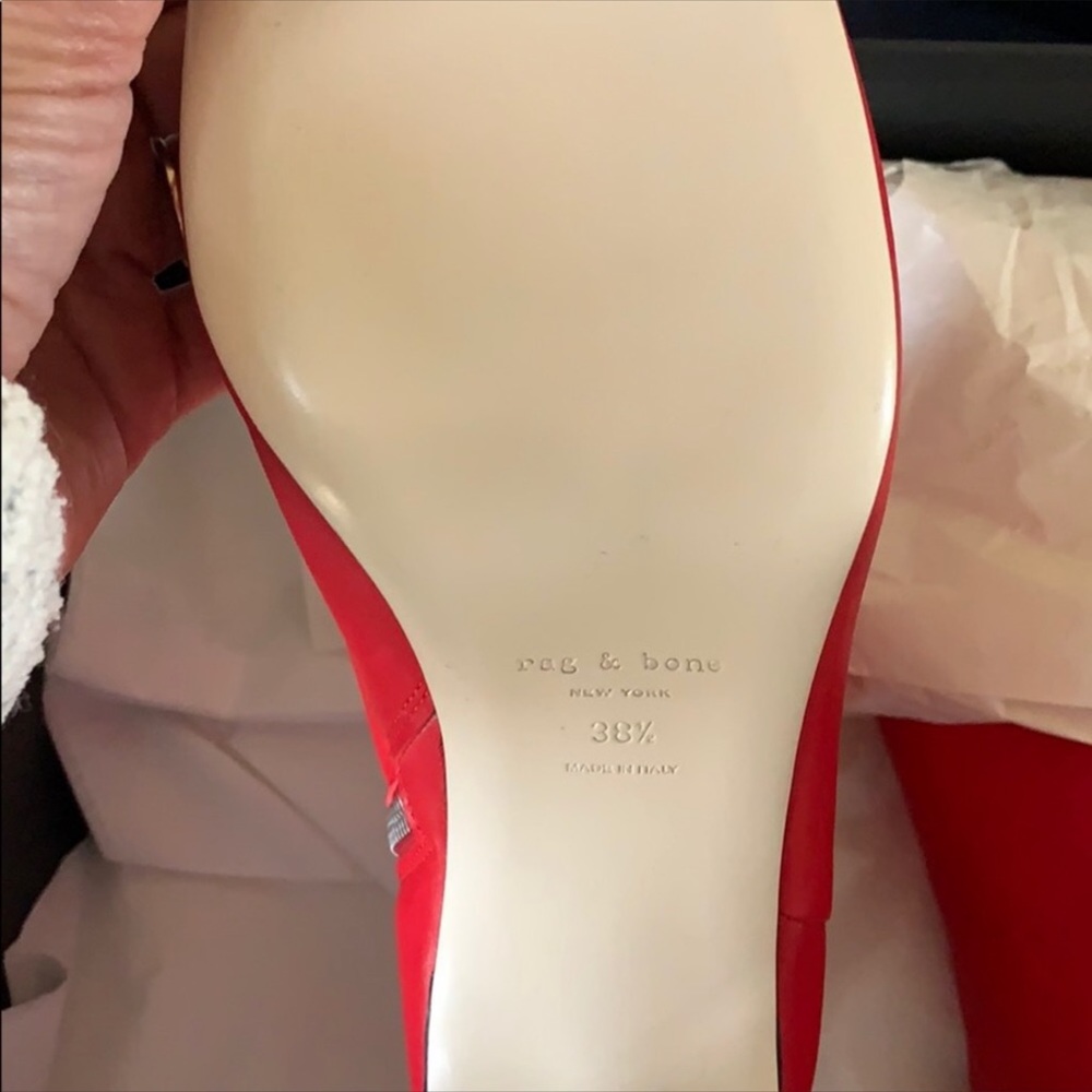 Rag & Bone Ellis Red Boots - Picture 5 of 5